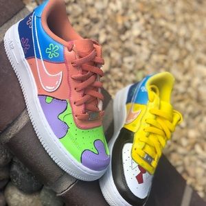 Air Force 1 Spongebob & Patrick custom